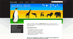 Desktop Screenshot of agrobiofood.cz